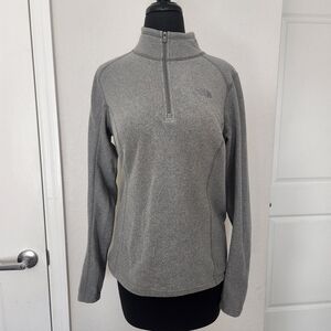 The North Face Women's Gray Quarter-Zip Sweatshirt